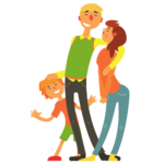 Glückliche Familie