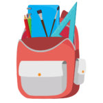 Vollgepackter Schulranzen
